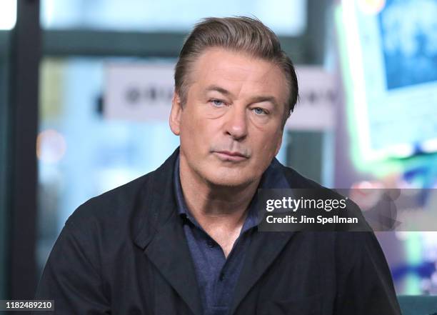 Actor Alec Baldwin attends the Build Series to discuss "Motherless Brooklyn" at Build Studio on October 21, 2019 in New York City.