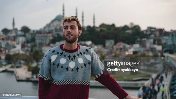portrait man photo in istanbul - daily life in istanbul stock pictures, royalty-free photos & images