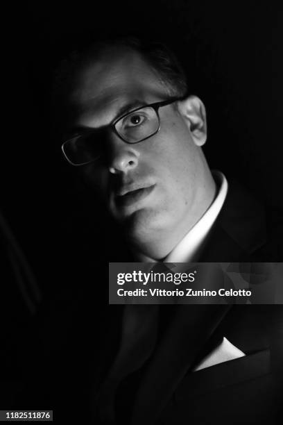 This image has been converted in black and white] Daniel Schechter attends the photocall of the movie "Safe Spaces" during the Alice nella Città...