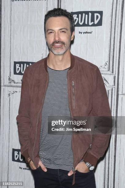 Actor Reid Scott attends the Build Series to discuss the film "Black and Blue" at Build Studio on October 21, 2019 in New York City.