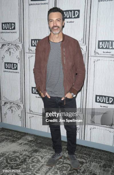 Actor Reid Scott attends the Build Series to discuss the film "Black and Blue" at Build Studio on October 21, 2019 in New York City.