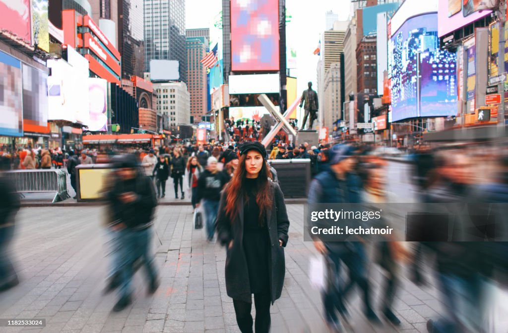 Tourist in New York, Times Square