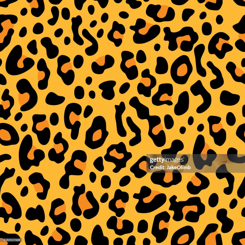 Leopard Print Vector Pattern