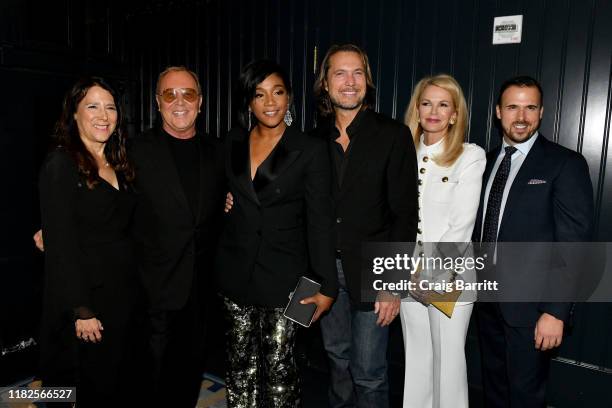 Karen Pearl, Michael Kors, Tiffany Haddish, Lance LePere, Blaine Trump and Terrence Meck attend God's Love We Deliver, Golden Heart Awards on October...