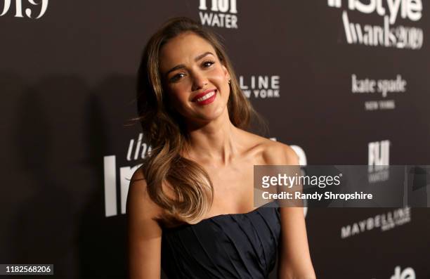 Jessica Alba attends the Fifth Annual InStyle Awards at The Getty Center on October 21, 2019 in Los Angeles, California.