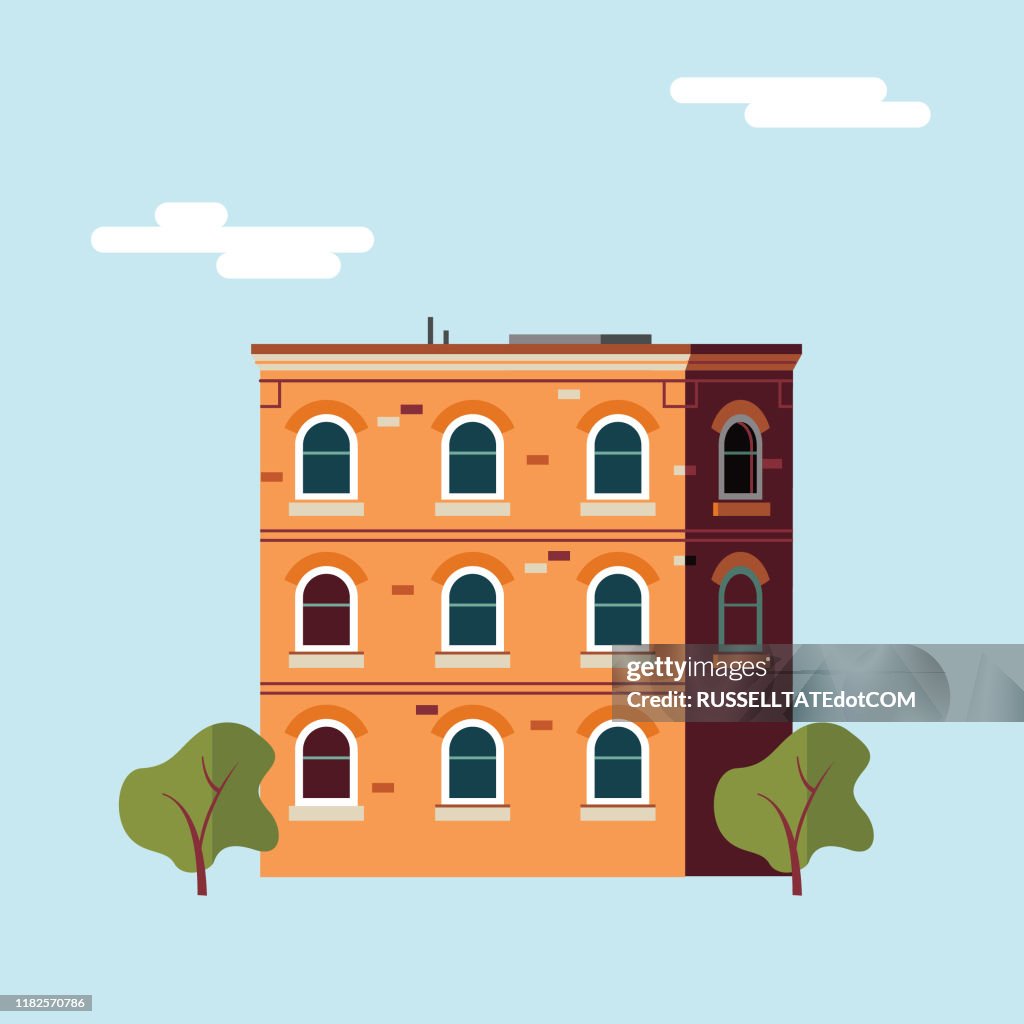 RED BRICK Appartment block