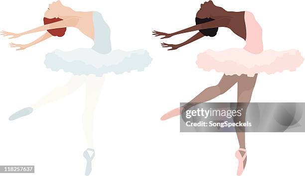illustrations, cliparts, dessins animés et icônes de ballerines à tutus - ballerine