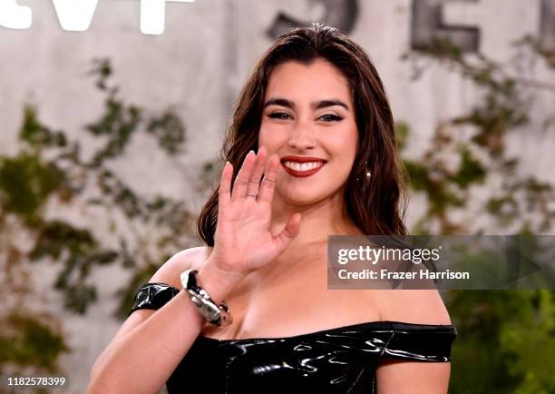 Lauren Jauregui attends the World Premiere Of Apple TV+'s "See" at Fox Village Theater on October 21, 2019 in Los Angeles, California.