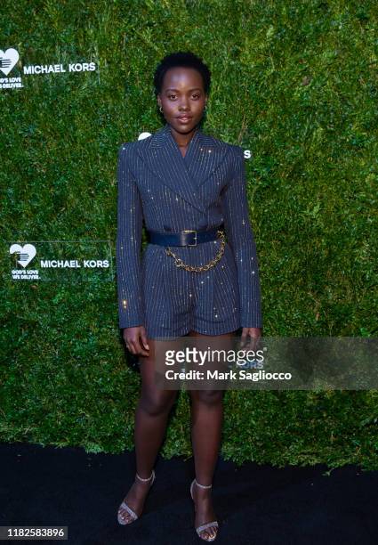 Lupita Nyong'o attends the God's Love We Deliver 13th Annual Golden Heart Awards Celebration at Cipriani South Street on October 21, 2019 in New York...