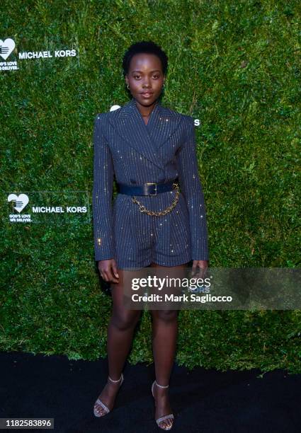 Lupita Nyong'o attends the God's Love We Deliver 13th Annual Golden Heart Awards Celebration at Cipriani South Street on October 21, 2019 in New York...