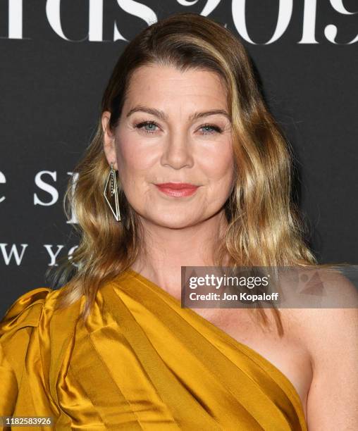 Ellen Pompeo attends the 2019 InStyle Awards at The Getty Center on October 21, 2019 in Los Angeles, California.