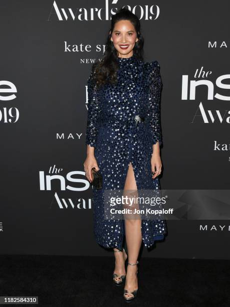 Olivia Munn attends the 2019 InStyle Awards at The Getty Center on October 21, 2019 in Los Angeles, California.