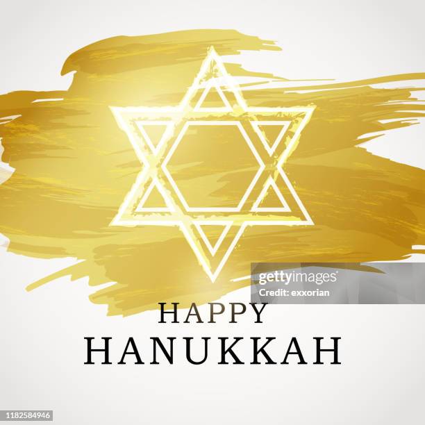 stockillustraties, clipart, cartoons en iconen met chanoeka ster van david - officiële openingen