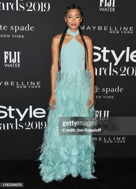 Storm Reid attends the 2019 InStyle Awards at The Getty Center on October 21, 2019 in Los Angeles, California.