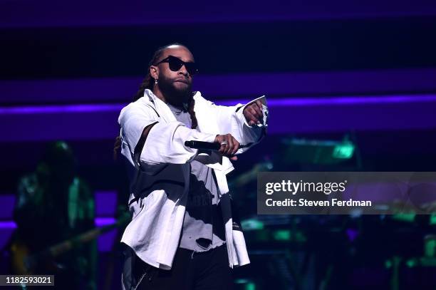 Ty Dolla $ign performs during the TIDAL's 5th Annual TIDAL X Benefit Concert TIDAL X Rock The Vote At Barclays Center - Show at Barclays Center of...