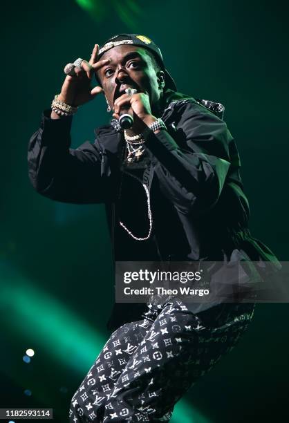 Lil Uzi Vert performs during the TIDAL's 5th Annual TIDAL X Benefit Concert TIDAL X Rock The Vote At Barclays Center - Show at Barclays Center of...