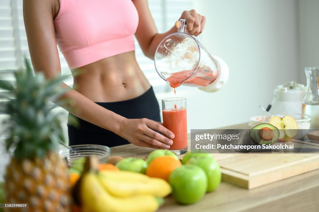 Healthy style of sport people