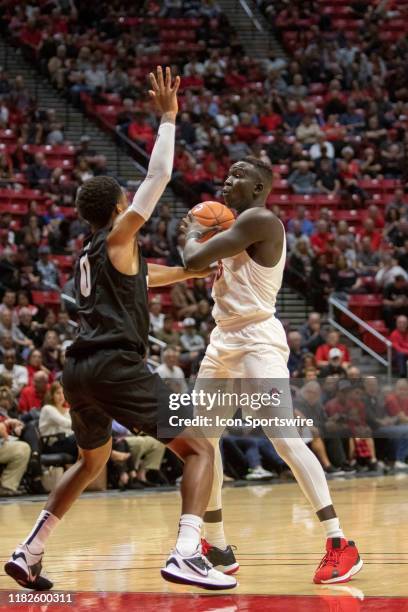 San Diego State University Aztecs forward Aguek Arop during the game between the Grand Canyon Antelopes and the San Diego State University Aztecs on...