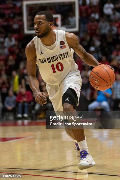 San Diego State University Aztecs guard KJ Feagin during the game between the Grand Canyon Antelopes and the San Diego State University Aztecs on...