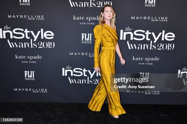 Ellen Pompeo attends the 2019 InStyle Awards at The Getty Center on October 21, 2019 in Los Angeles, California.