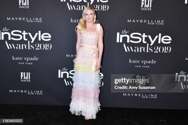 Kirsten Dunst attends the 2019 InStyle Awards at The Getty Center on October 21, 2019 in Los Angeles, California.