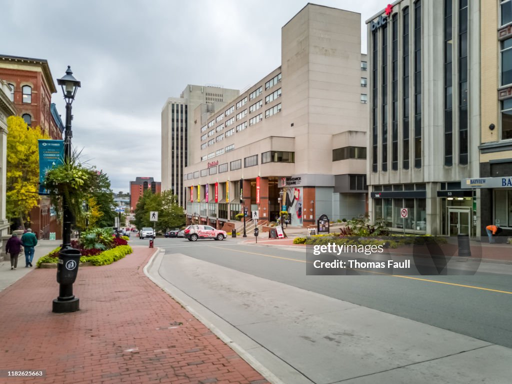 Stadscentrum van Saint John in Canada