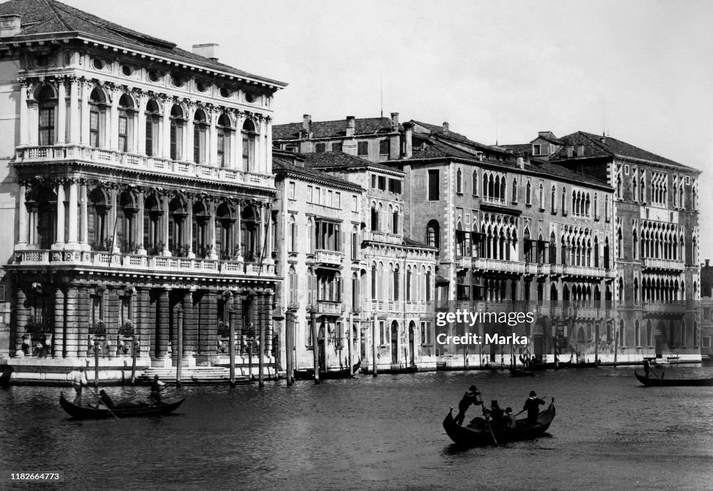 Ca' Rezzonico, venice, veneto, italy 1910-20