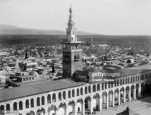 Umayyad mosque, damascus, syria, 1900-10.