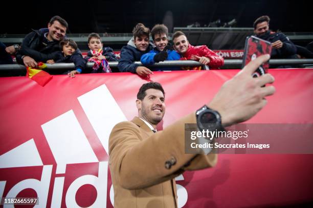 Albert Luque of Spain during the EURO Qualifier match between Spain v Malta on November 15, 2019