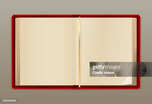 blank pages - open book background stock illustrations