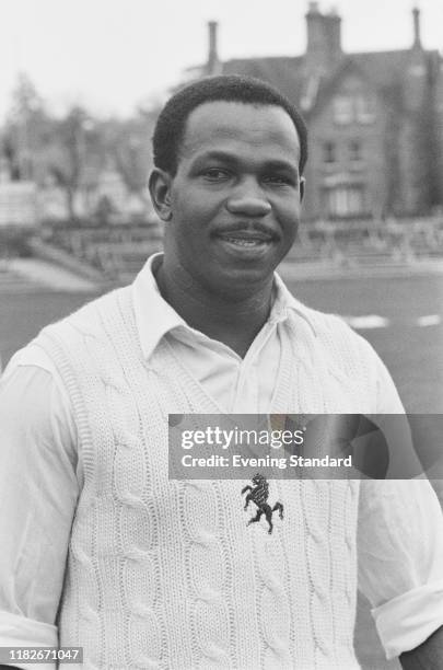 West Indian cricketer John Shepherd of Essex County Cricket Club, UK, 29th April 1970.