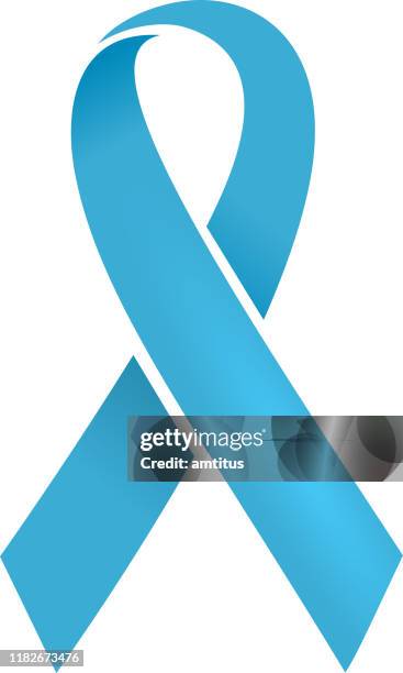 prostate cancer awareness ribbon - altruism stock illustrations