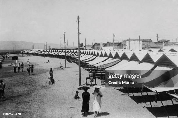 Europe, Italy, Calabria, Reggio Calabria, coast, 1920.