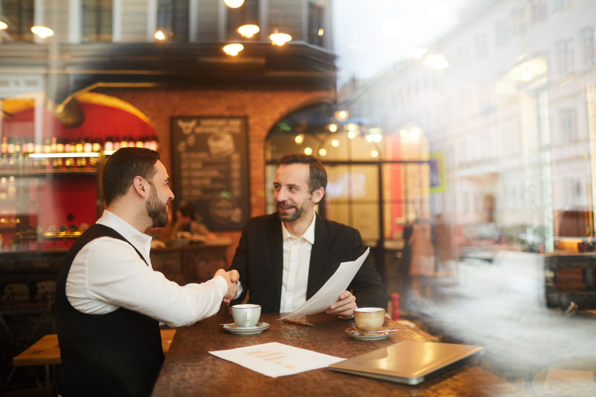 smart contracts restaurant