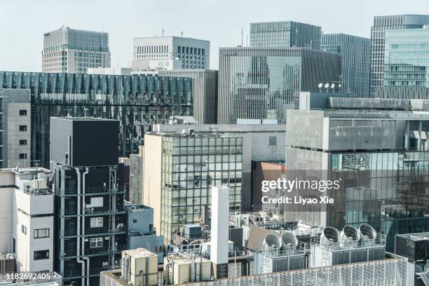 building facade - skyscraper roof ストックフォトと画像