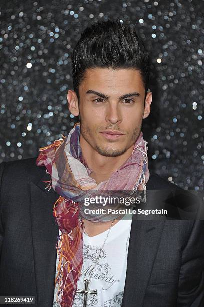 Baptiste Giabiconi attends the Chanel Haute Couture Fall/Winter 2011/2012 show as part of Paris Fashion Week at Grand Palais on July 5, 2011 in...