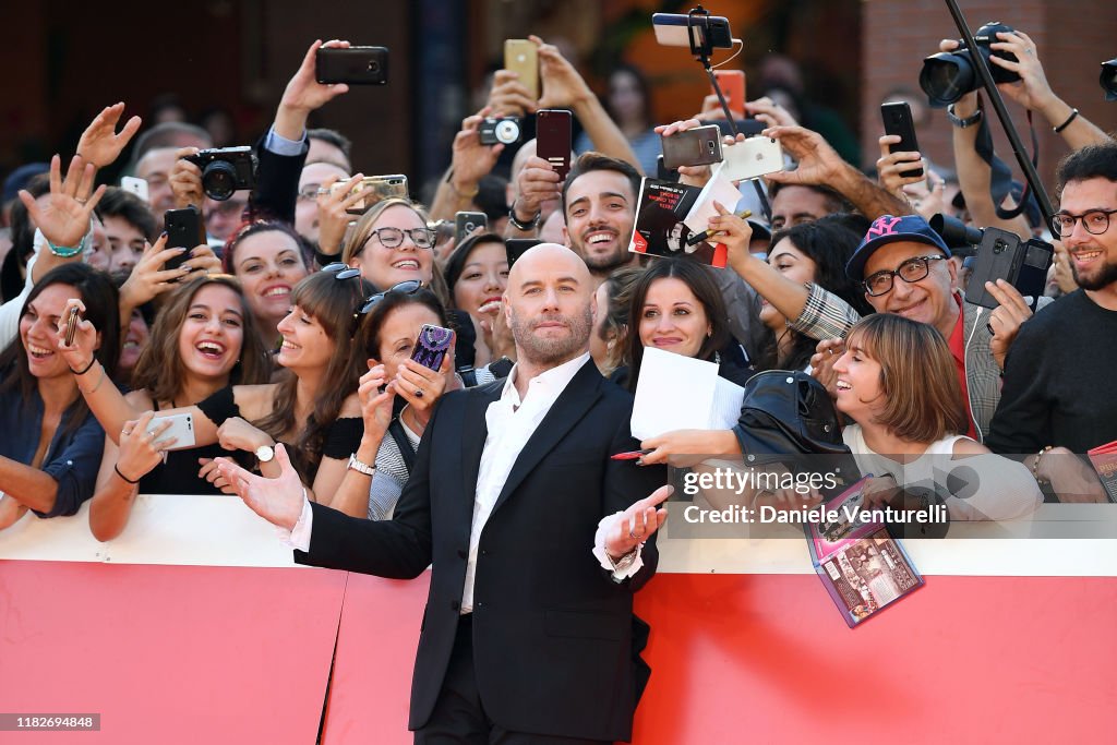 John Travolta Red Carpet - 14th Rome Film Fest 2019