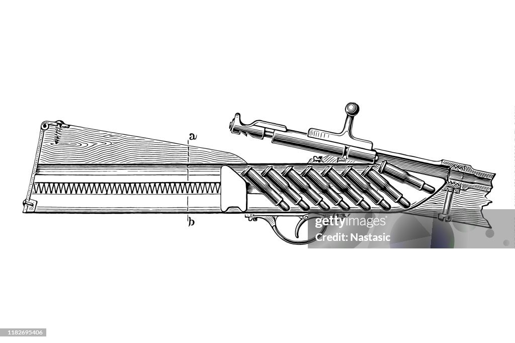 Repeater rifle from Mannlicher