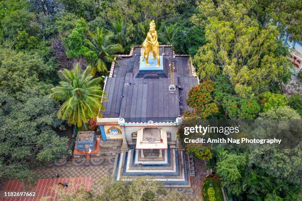 ramanjaneya hindu temple - bangalore tourist stock pictures, royalty-free photos & images