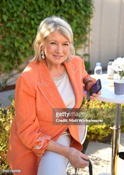 Martha Stewart attends Vanity Fair's 6th Annual New Establishment Summit at Wallis Annenberg Center for the Performing Arts on October 22, 2019 in...