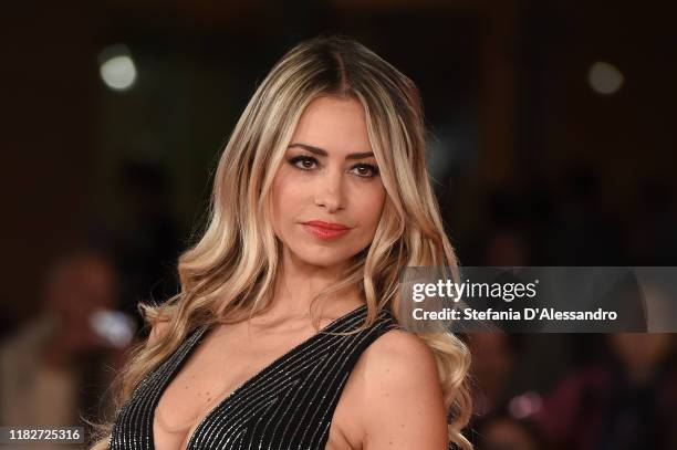 Martina Stella attends the red carpet of the movie "Judy" during the 14th Rome Film Festival on October 22, 2019 in Rome, Italy.