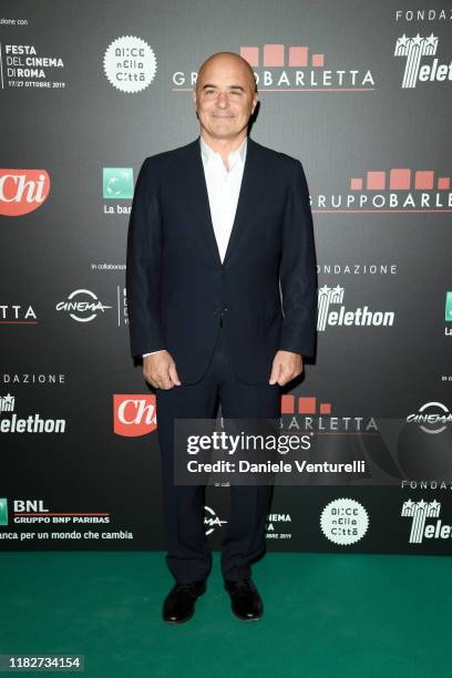 Luca Zingaretti attends the Telethon dinner during the 14th Rome Film Festival on October 22, 2019 in Rome, Italy.