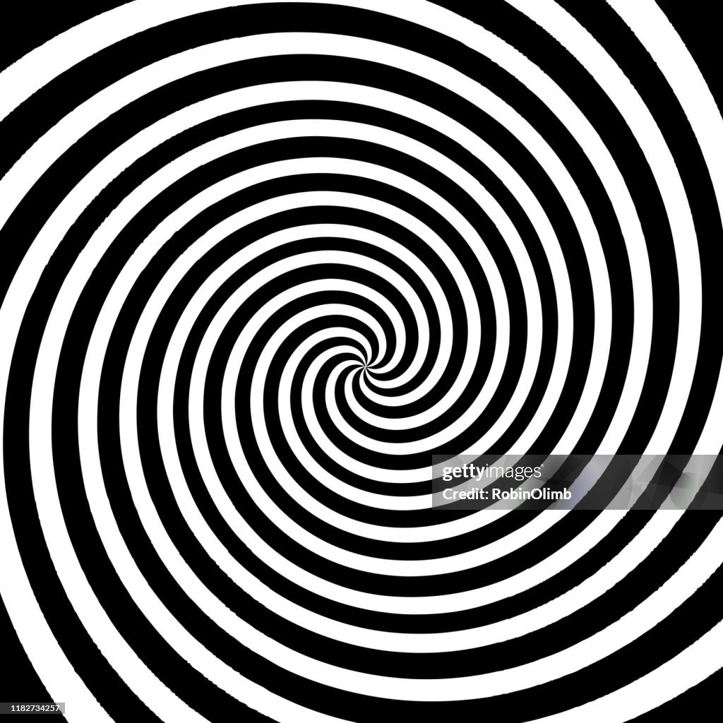 Fond tourbillon noir et blanc