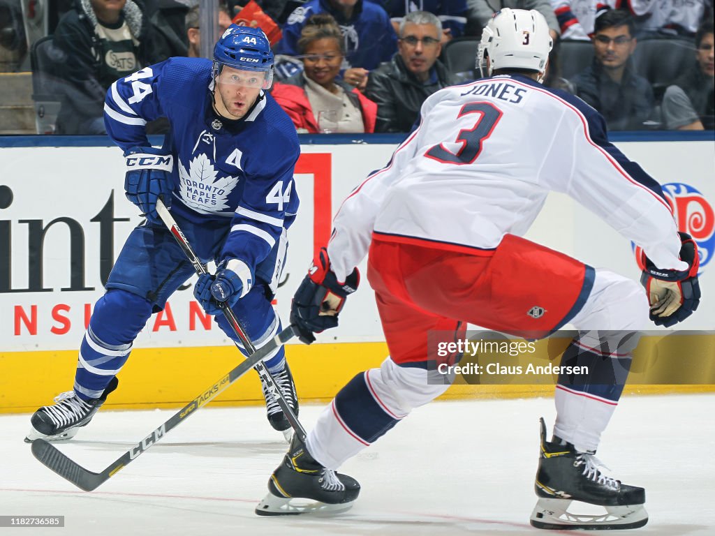 Columbus Blue Jackets v Toronto Maple Leafs
