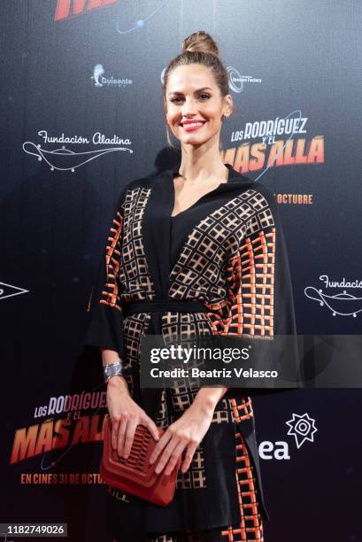 Ariadne Artiles attends "Los Rodriguez y el mas allá" premiere on October 22, 2019 in Madrid, Spain.