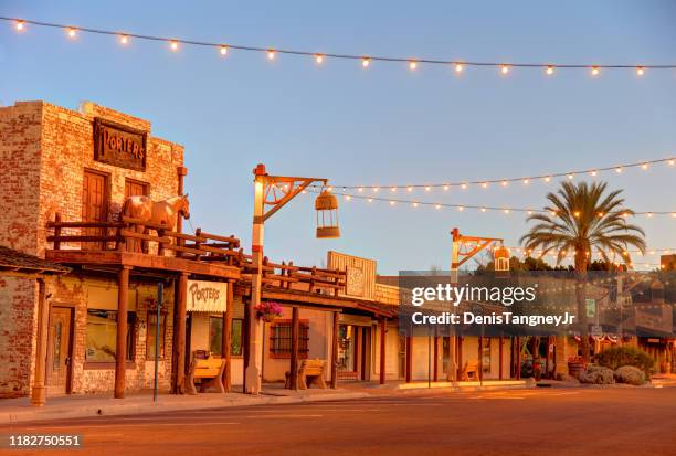 old town scottsdale - scottsdale stock pictures, royalty-free photos & images