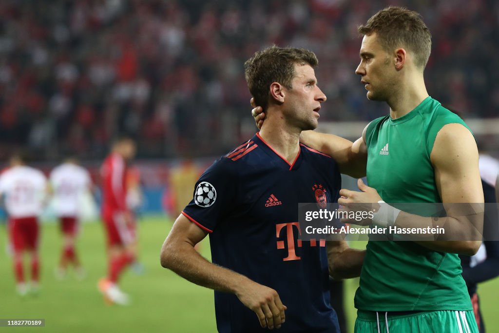 Olympiacos FC v Bayern Muenchen: Group B - UEFA Champions League