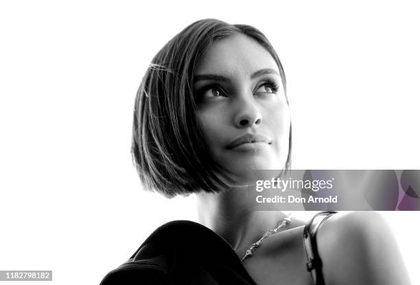 Sarah Ellen attends the Australian Fashion Laureate 2019 at Cafe Sydney on October 23, 2019 in Sydney, Australia.