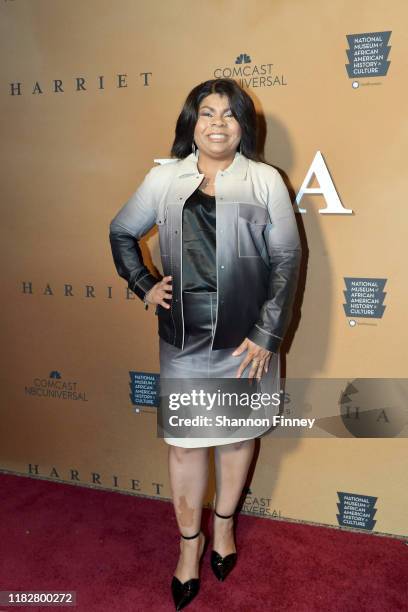 White House Correspondent April Ryan attends the Washington, DC premiere of "Harriet" at the Smithsonian National Museum Of African American History...