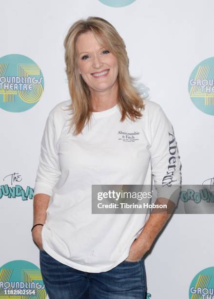 Jill Matson-Sachoff attends The Groundlings Theatre 45th anniversary sketch comedy show at The Groundlings Theatre on October 22, 2019 in Los...